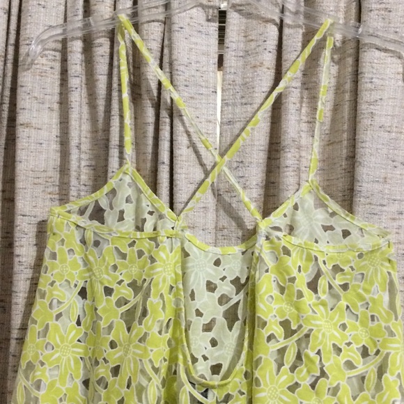 ASOS Sheer Floral Trapeze Mini Dress - Picture 7 of 7